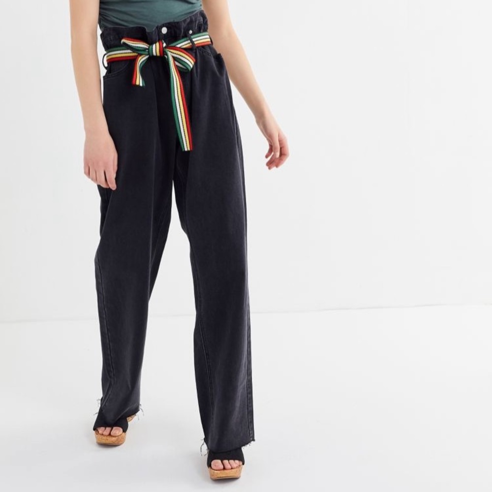 urban outfitters bdg oversized paper bag jeans